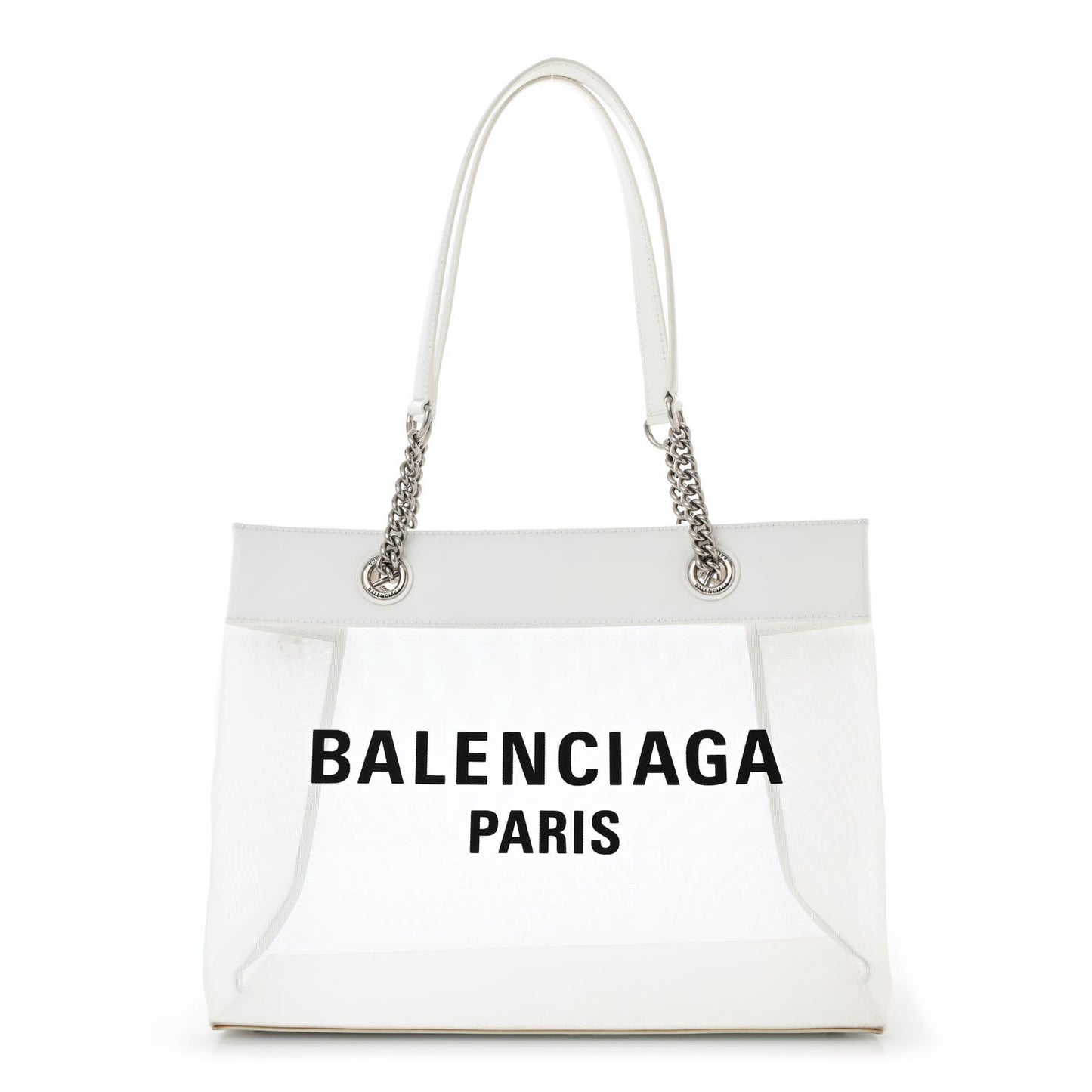 Mesh Medium Duty Free Tote White