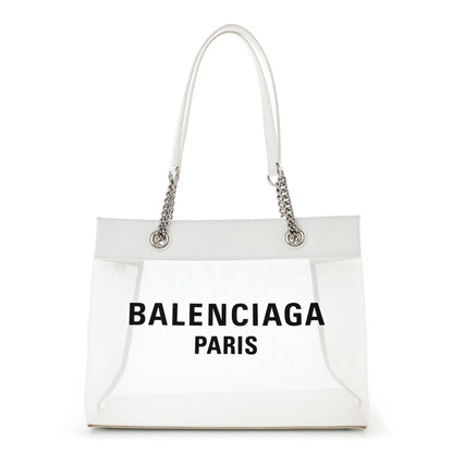 Balenciaga Mesh Medium Duty Free Tote White 1 of 12