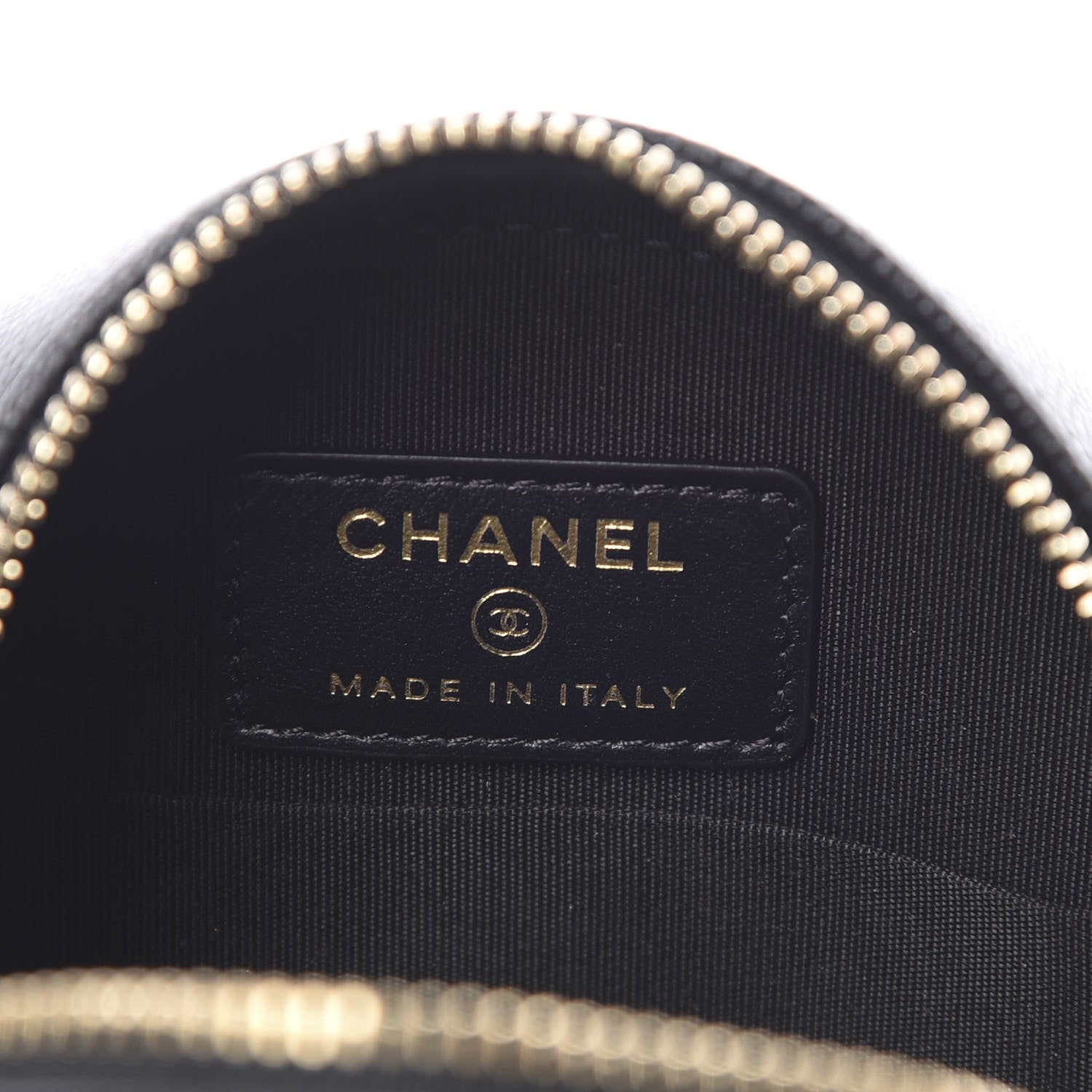 Chanel Caviar Quilted Round Filigree Crossbody Black 6 of 11