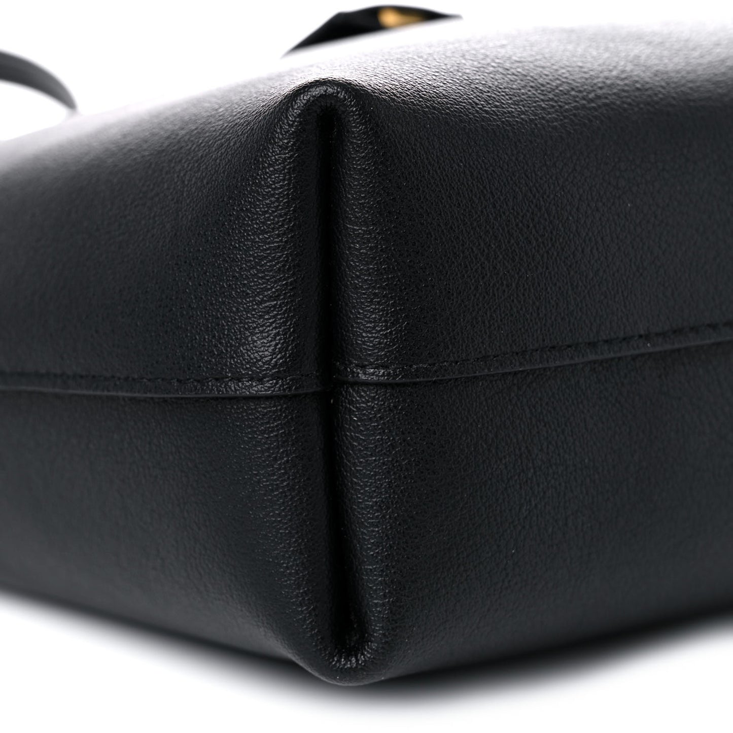 Calfskin Toy Shopping Tote Black