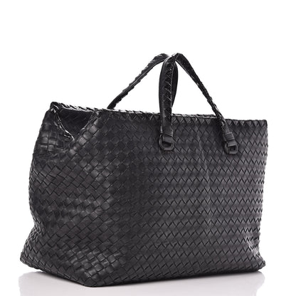 Bottega Veneta Nappa Intrecciato Ayers Brick Tote Black 3 of 9