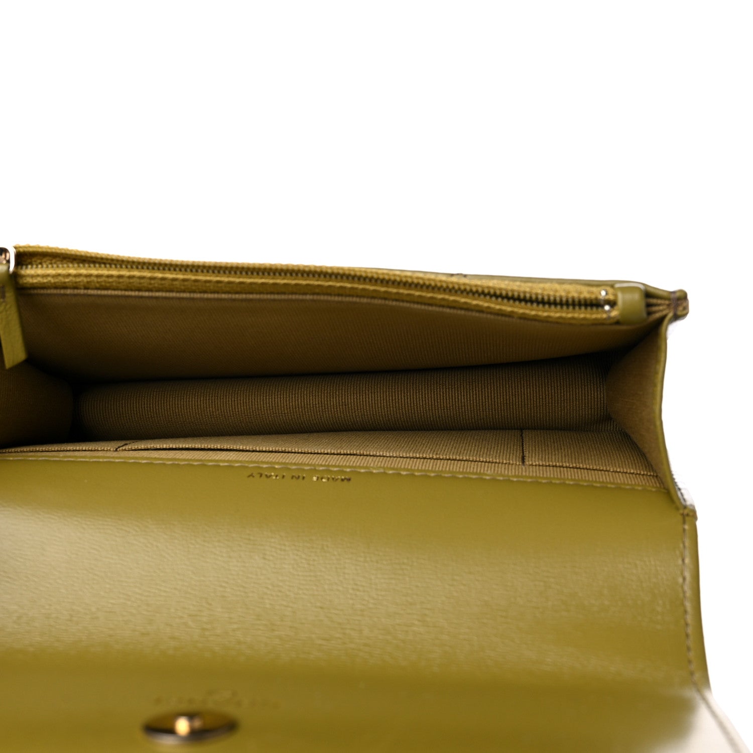 Chanel Lambskin Quilted Chanel 19 Flap Phone Holder With Chain Green 4 of 10