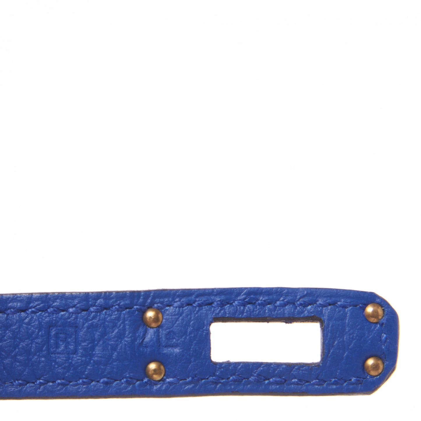 Togo Birkin 25 Bleu Electrique