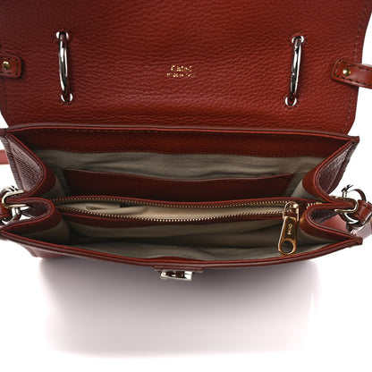 Chloe Shiny Grained Calfskin Medium Aby Day Shoulder Bag Sepia Brown 5 of 10