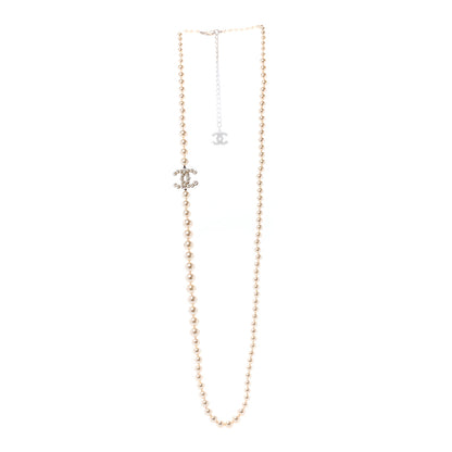 Chanel Pearl CC Necklace Gold 3 of 7