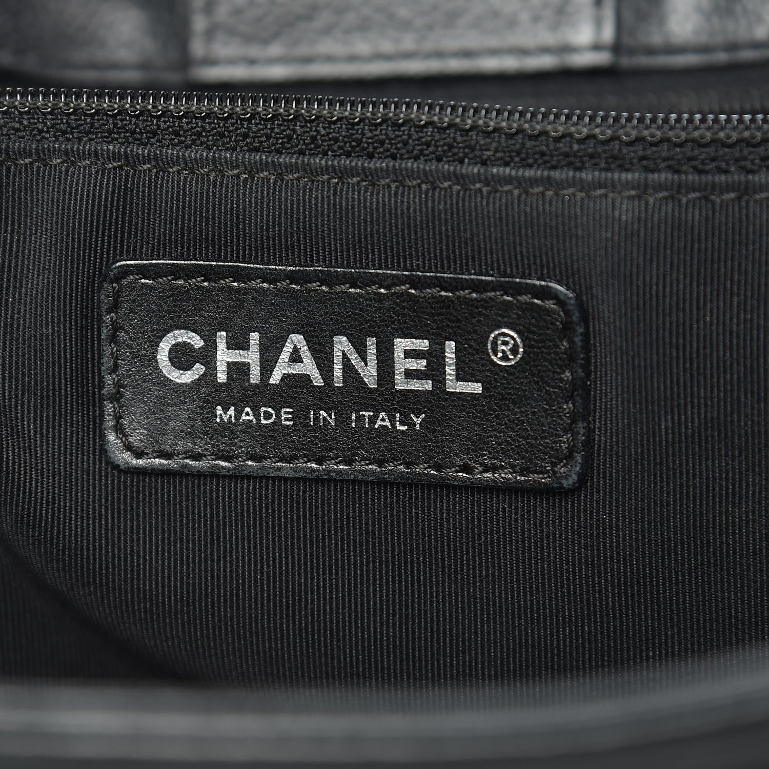 Chanel Calfskin Cerf Executive Shopper Tote Black 9 of 23