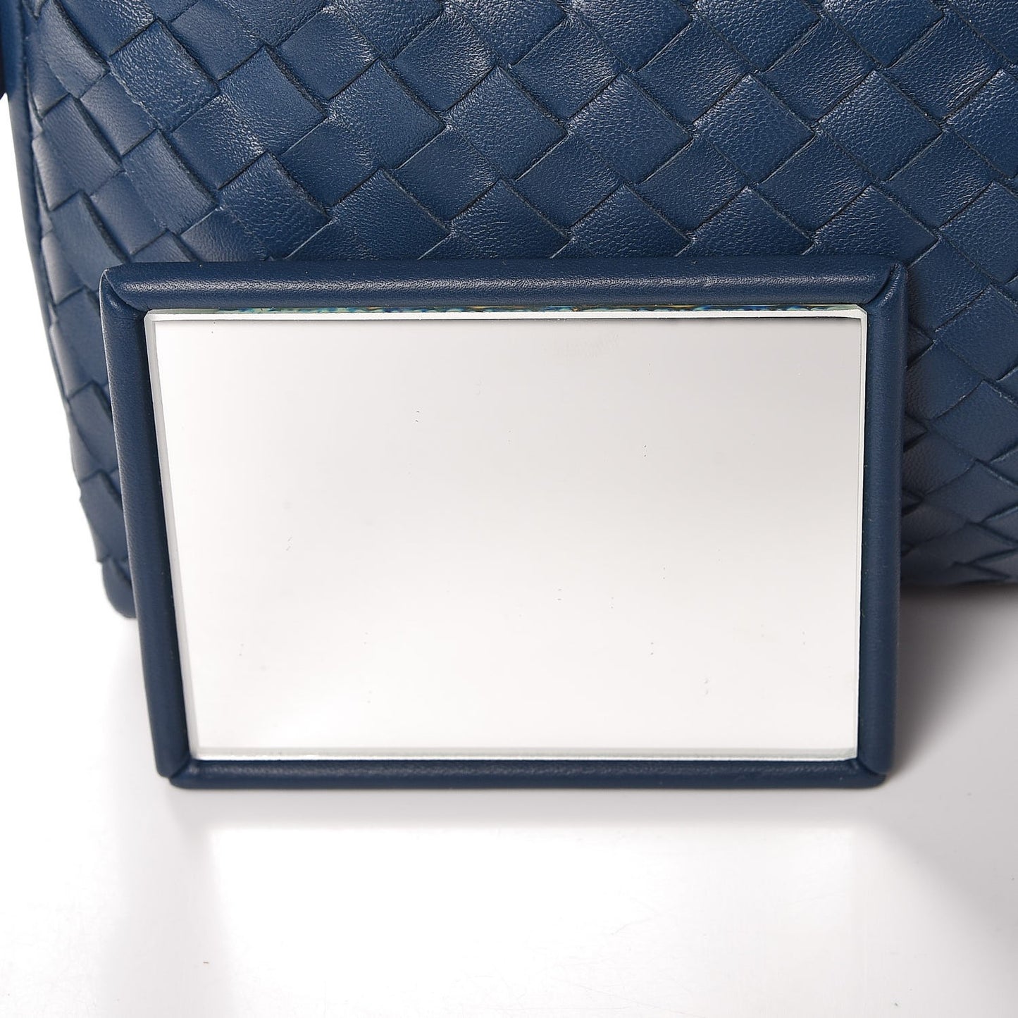 Nappa Intrecciato Pillow Crossbody Messenger Atlantic