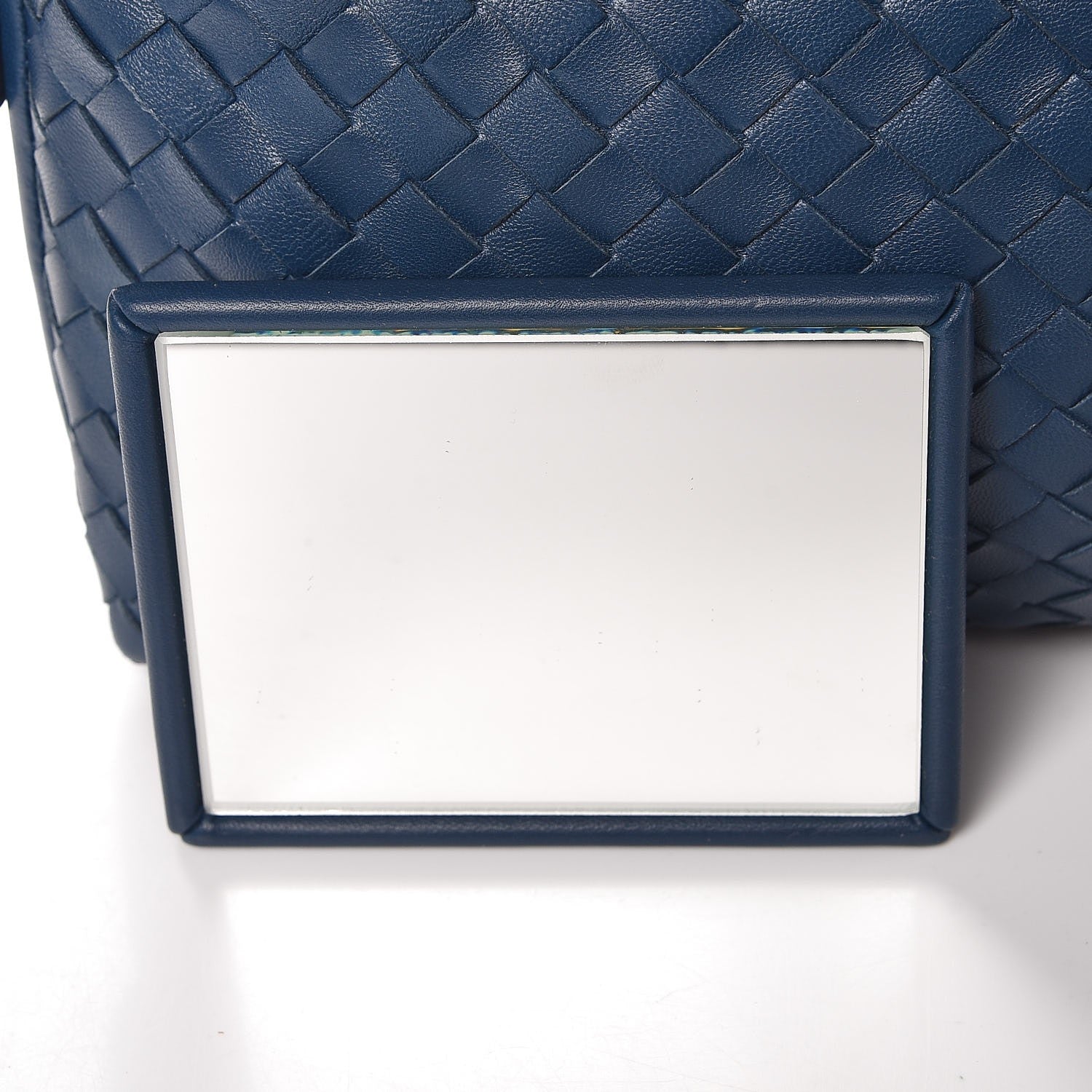 Bottega Veneta Nappa Intrecciato Pillow Crossbody Messenger Atlantic 8 of 8