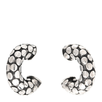 John Hardy Sterling Silver Dot Hoop Earrings 1 of 4