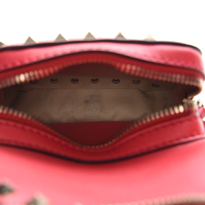 Valentino Garavani Calfskin Mini Rockstud Backpack Deep Fuxia 8 of 8