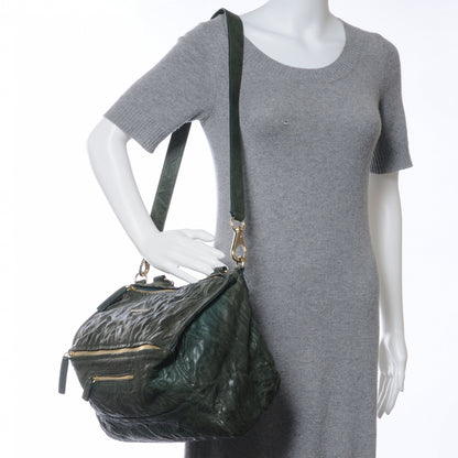 Givenchy Textured Sheepskin Medium Pandora Bag Khaki 2 of 9