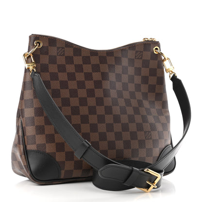 Louis Vuitton Damier Ebene Odeon MM Black 2 of 8