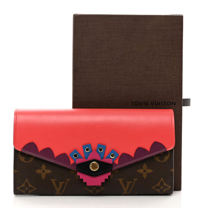 Louis Vuitton Monogram Totem Sarah Wallet Flamingo 10 of 10
