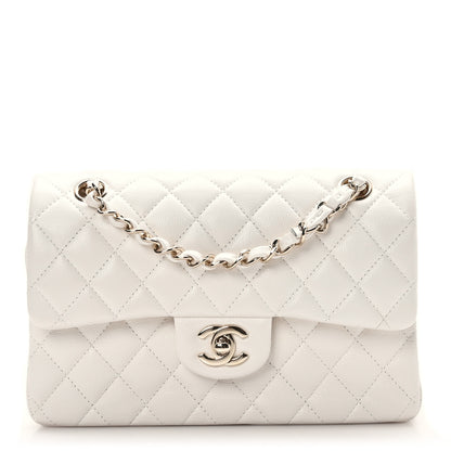 Chanel Caviar Quilted Small Double Flap White 1 of 9