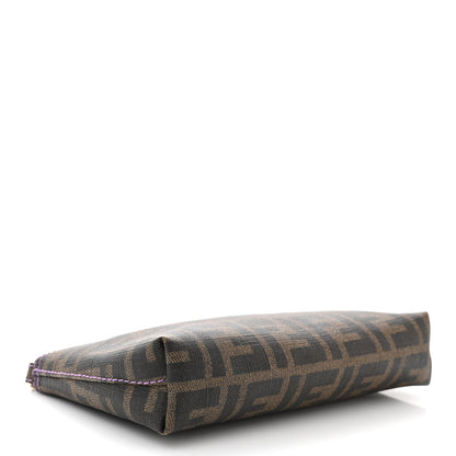 Fendi Zucca Spalmati Pochette Tobacco Viola 4 of 11