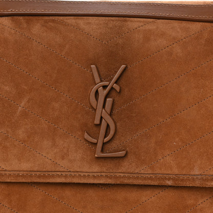 Saint Laurent Suede Monogram Medium Niki Chain Satchel Cinnamon 8 of 12