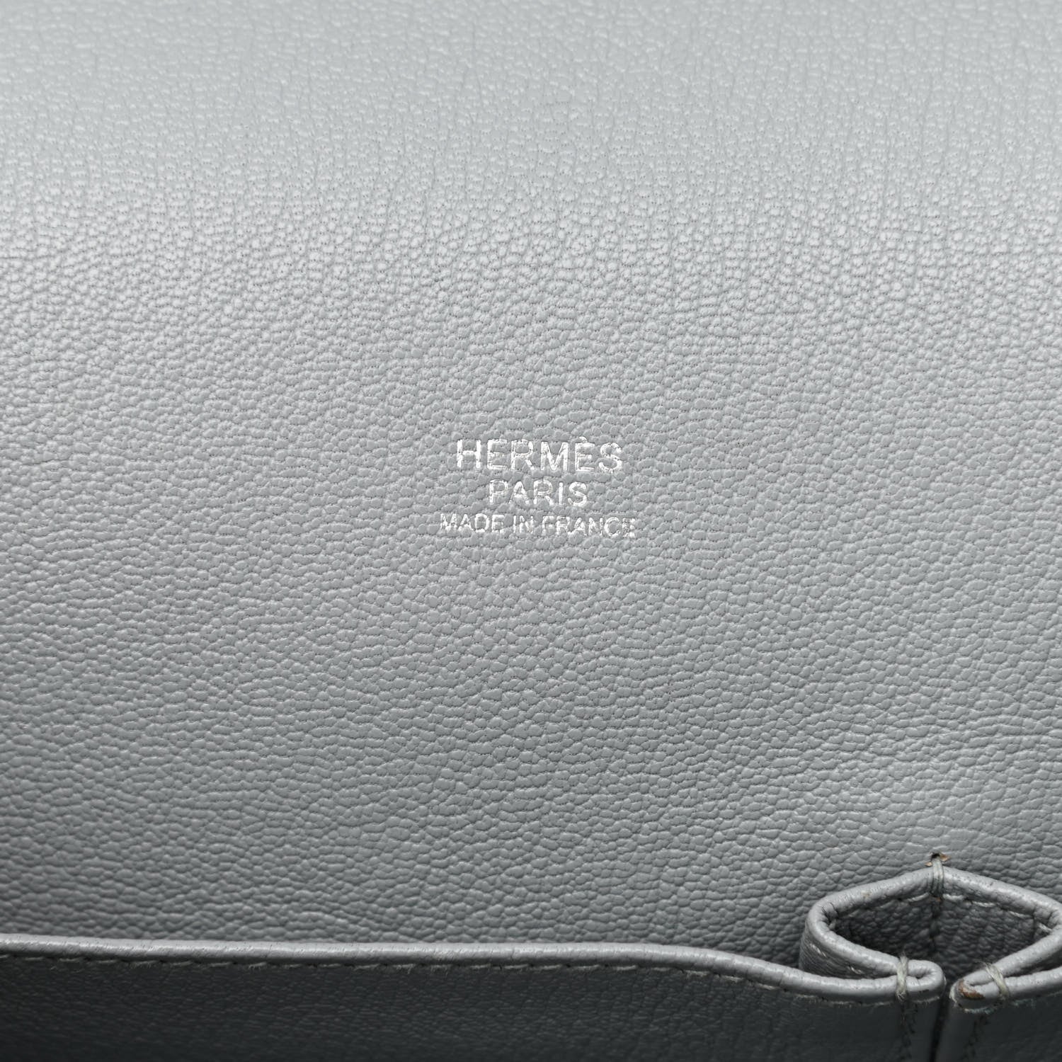 Hermes Taurillon Clemence Jypsiere 31 Gris Mouette 6 of 10