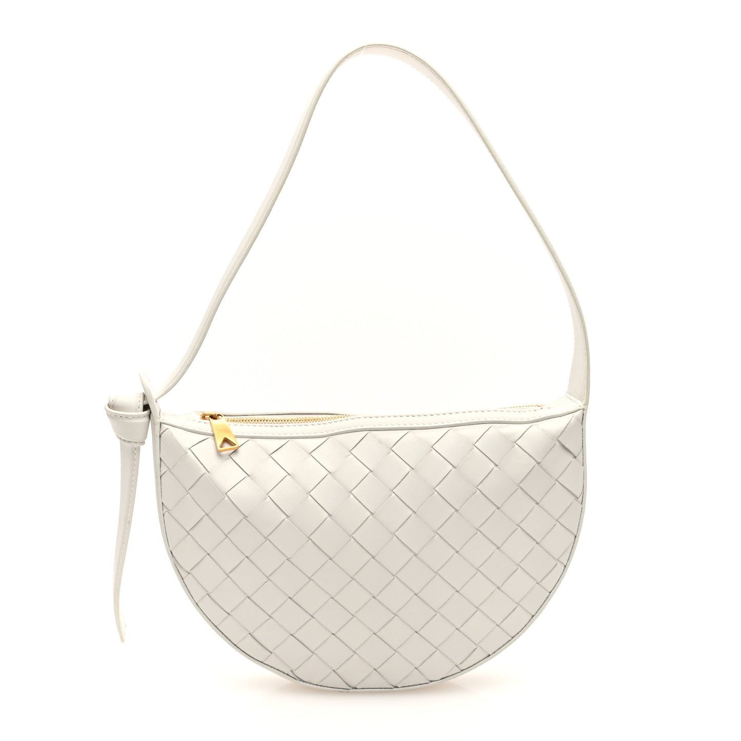 Nappa Intrecciato Mini Sunrise Bag White