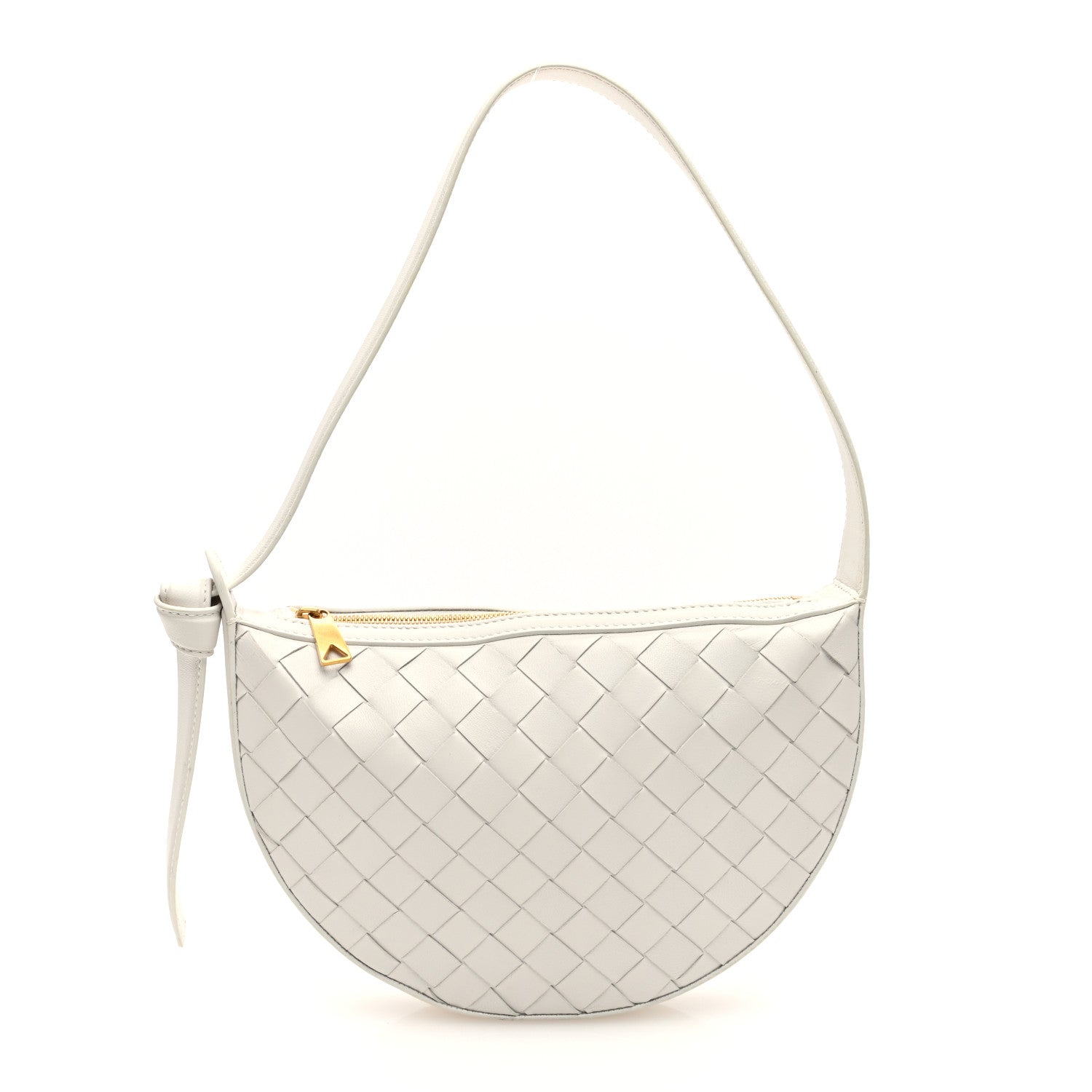 Bottega Veneta Nappa Intrecciato Mini Sunrise Bag White 1 of 9