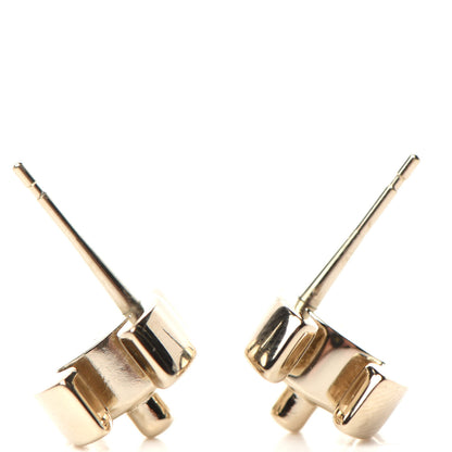 Chanel Metal CC Turnlock Earrings Gold 3 of 4