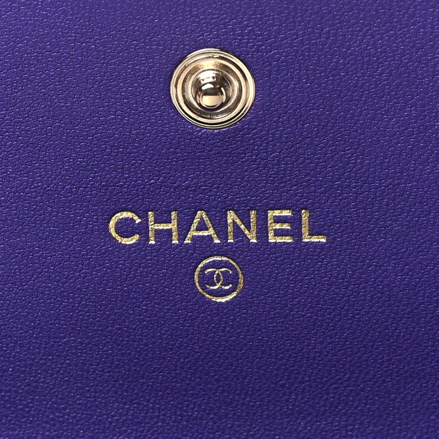 Chanel Lambskin Quilted Medium Boy Flap Wallet Purple 6 of 11