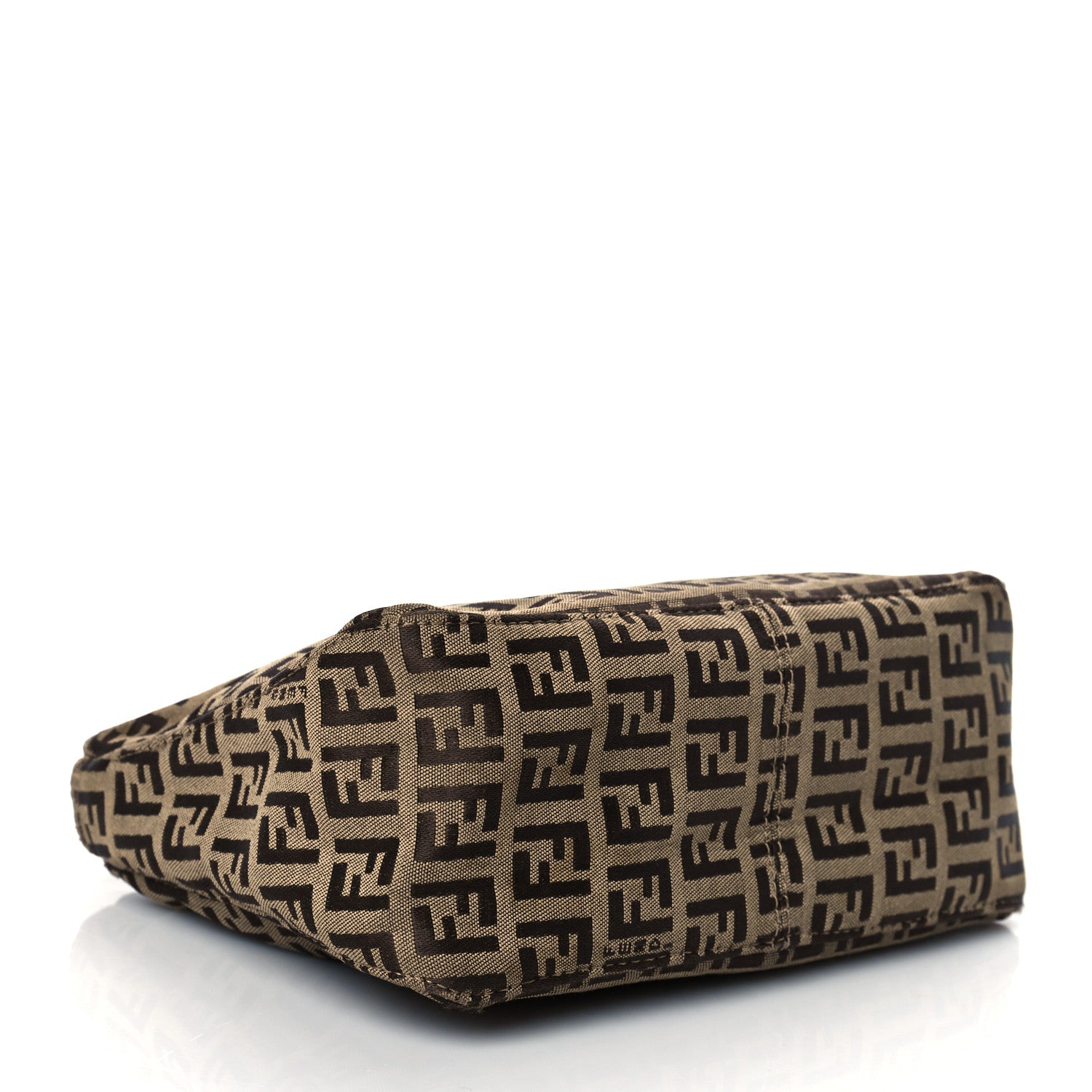 Fendi Zucchino Mini Pochette Beige 4 of 10