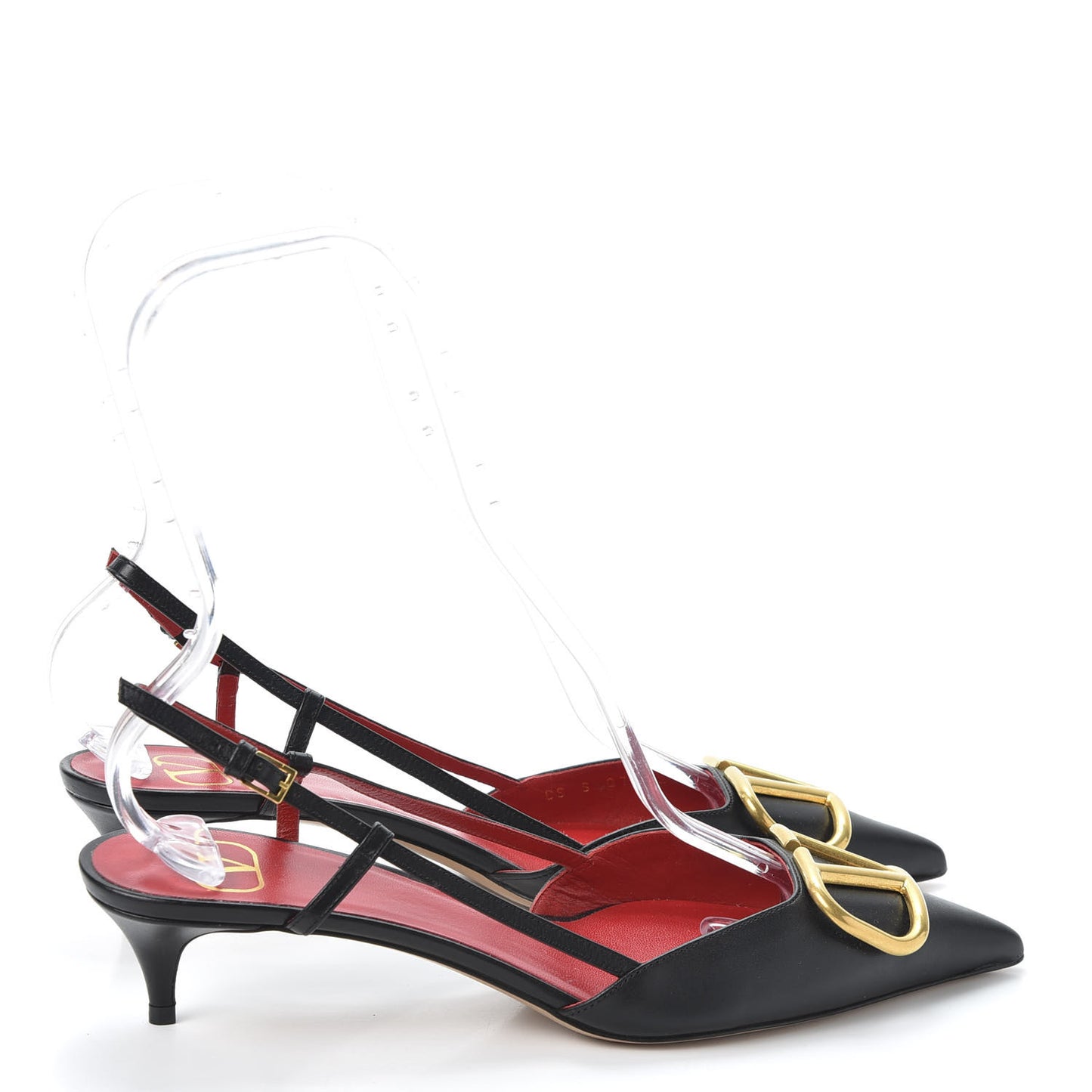 Calfskin Vlogo Slingback 40mm Pumps 40 Black