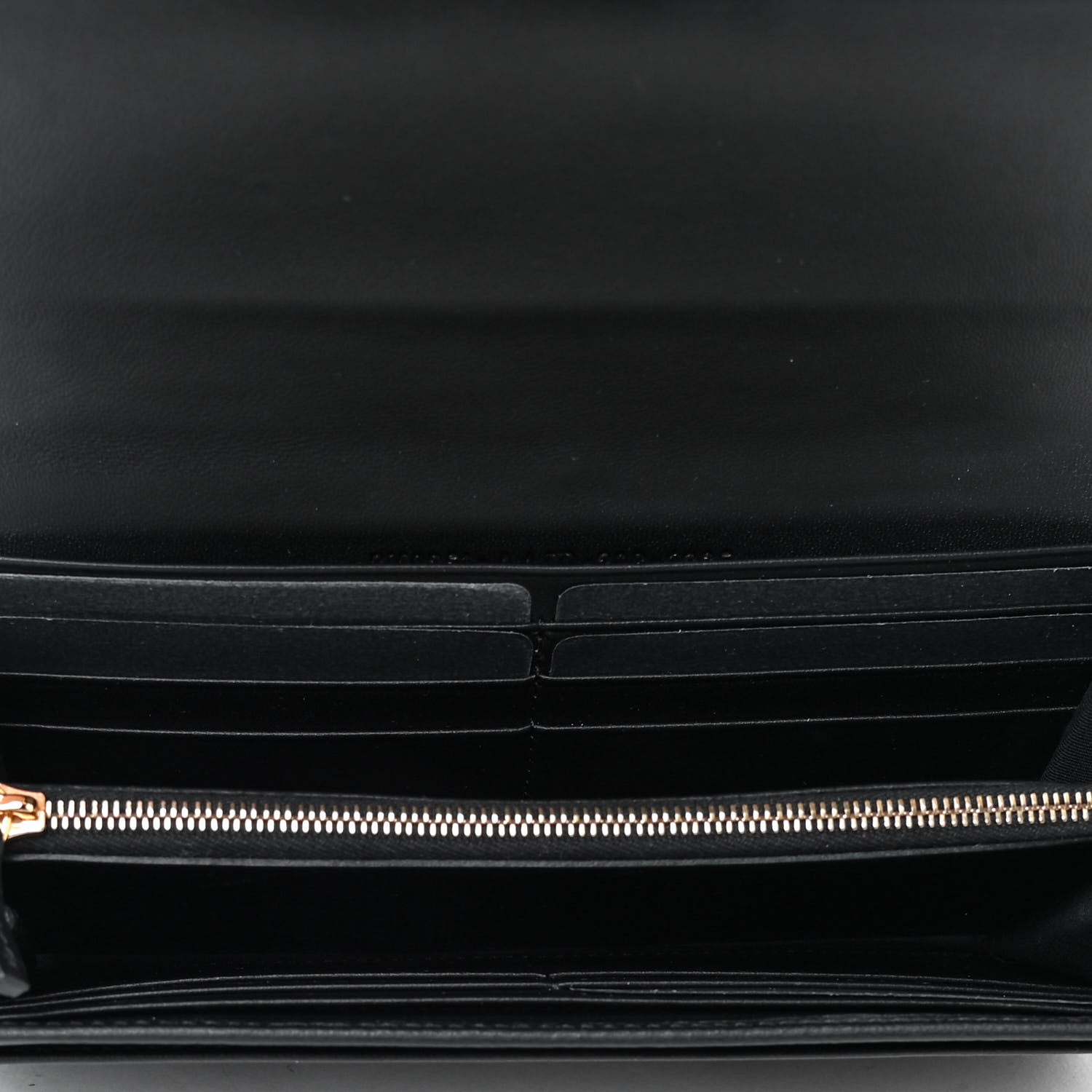 Fendi Nappa Matisse FF Embossed Continental Wallet Black 4 of 4