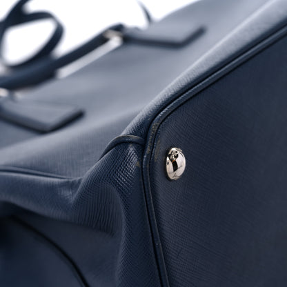 Prada Saffiano Medium Galleria Double Zip Tote Baltico 8 of 14