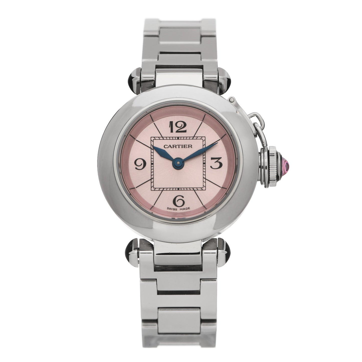 Stainless Steel 27mm Miss Pasha Quartz Watch Pink