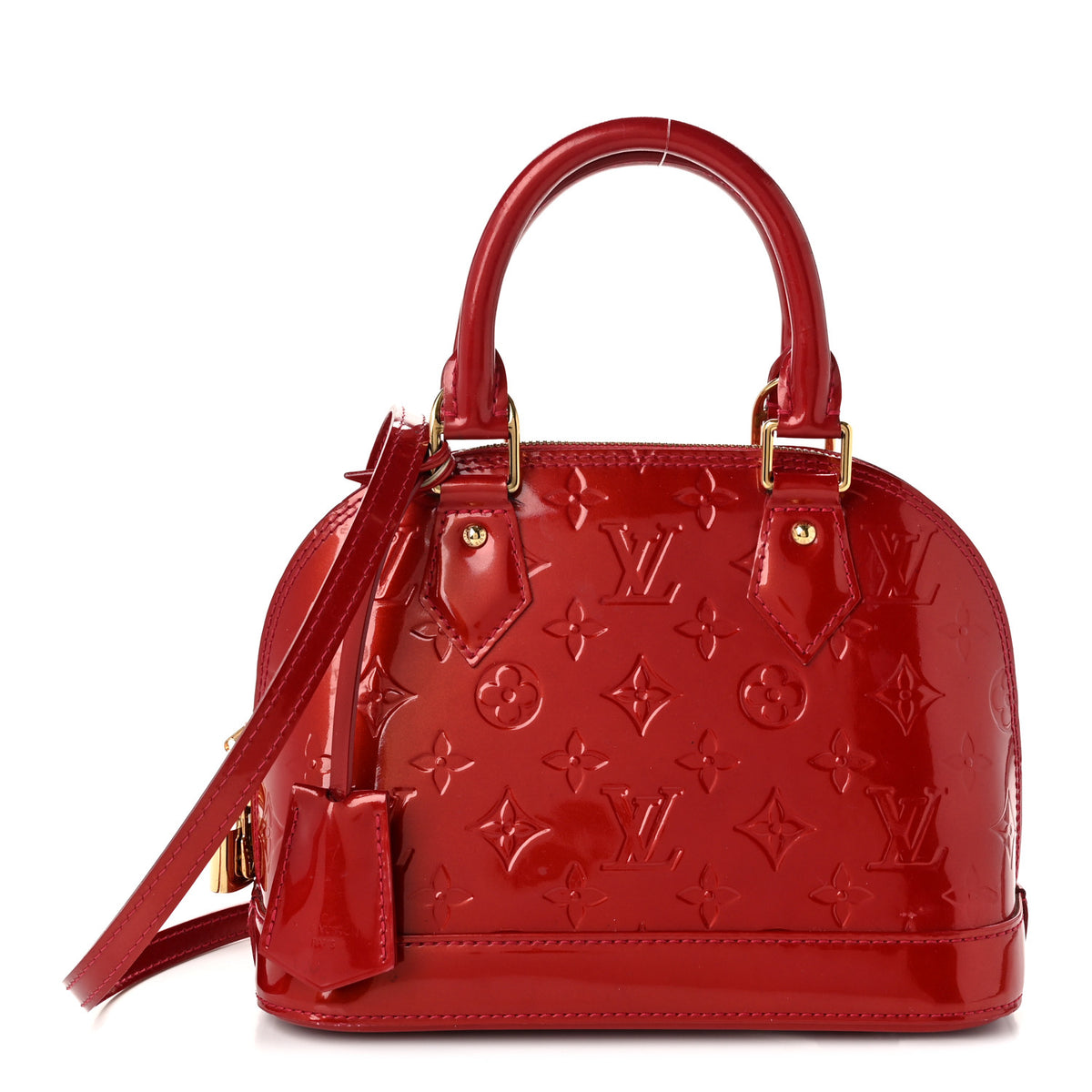 Louis Vuitton Vernis Alma BB Cherry 1 of 9