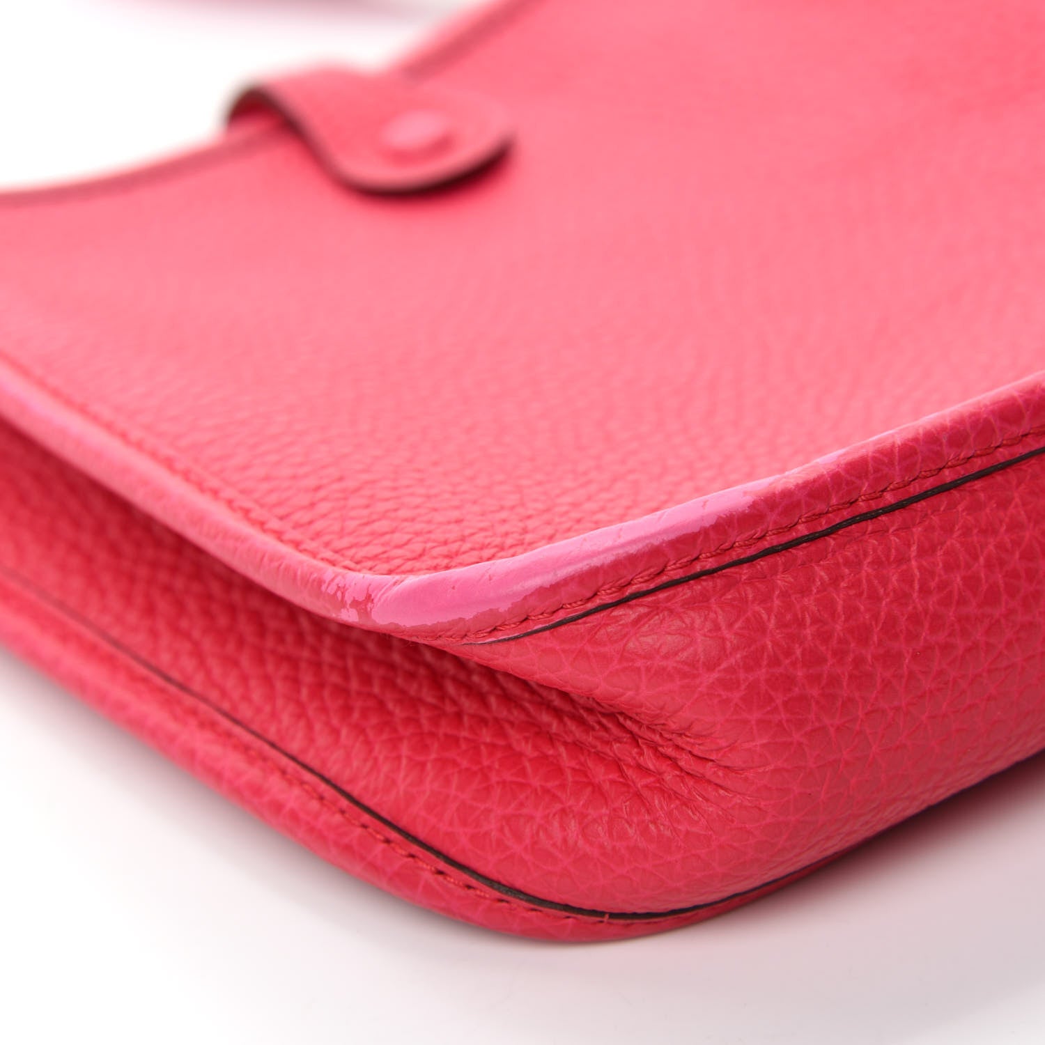 Hermes Taurillon Clemence Evelyne TPM Rose Extreme 8 of 13