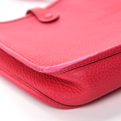 Hermes Taurillon Clemence Evelyne TPM Rose Extreme 8 of 13
