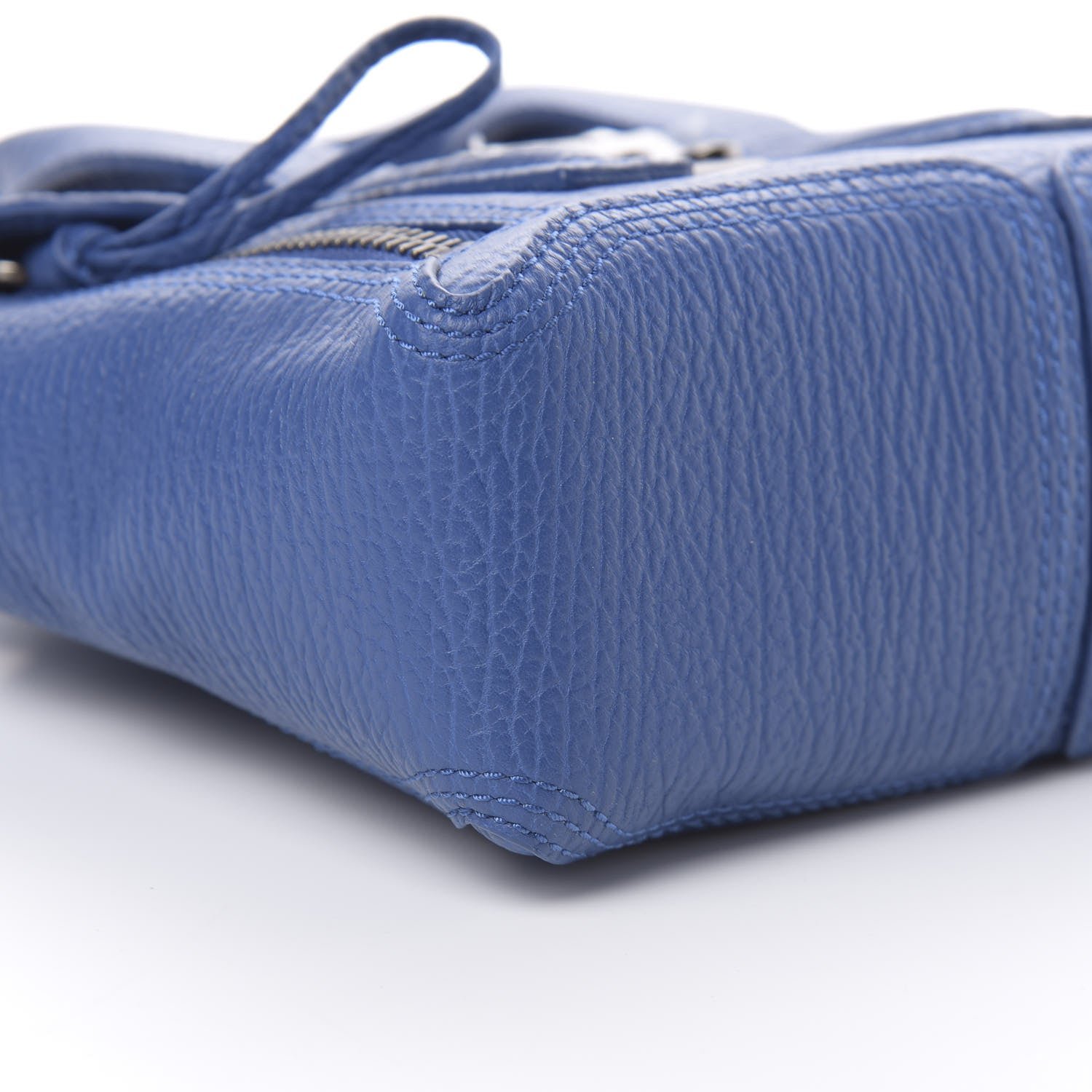 3.1 Phillip Lim 3.1 Textured Calfskin Mini Pashli Satchel Cerulean 9 of 10