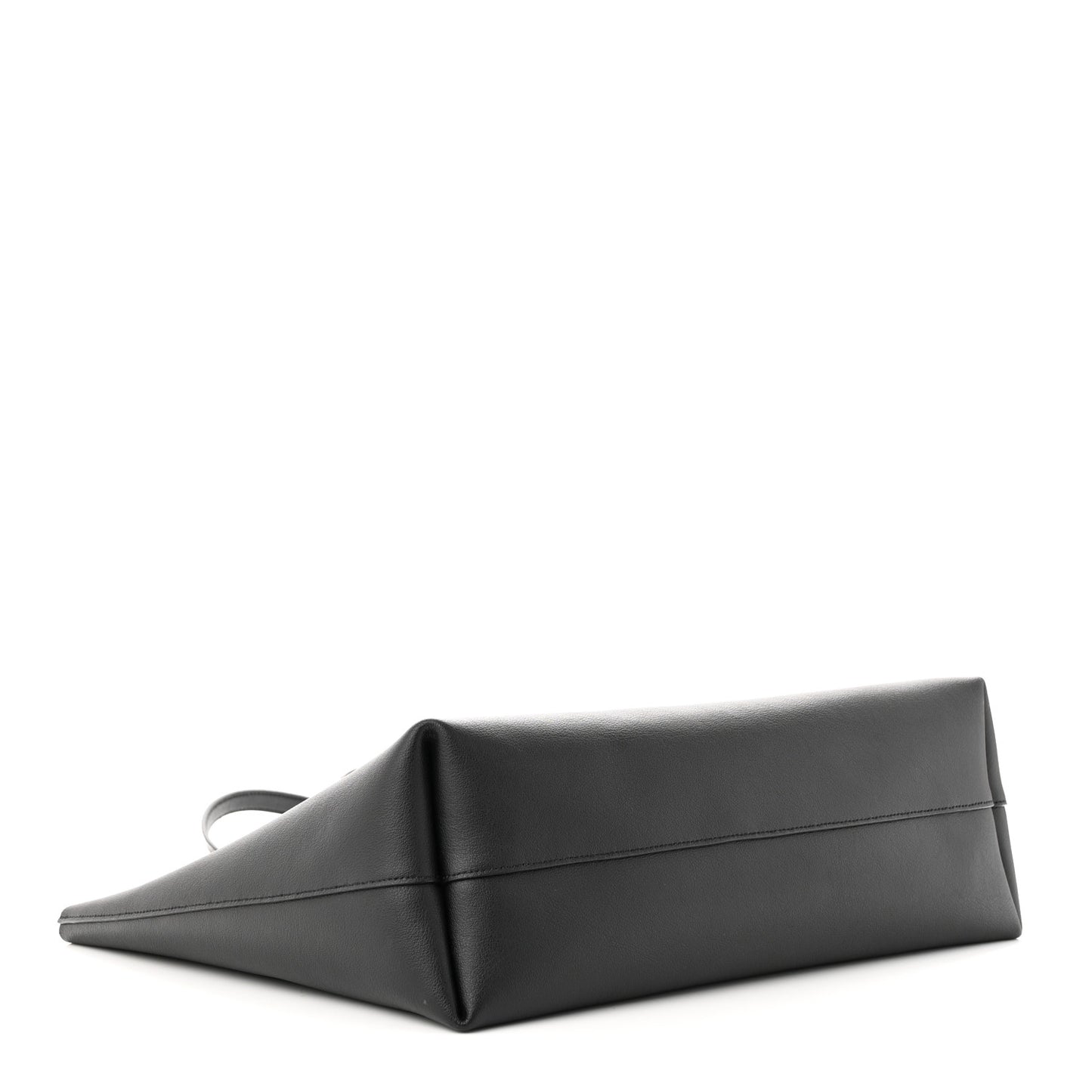 Calfskin Large Shopping Tote Black
