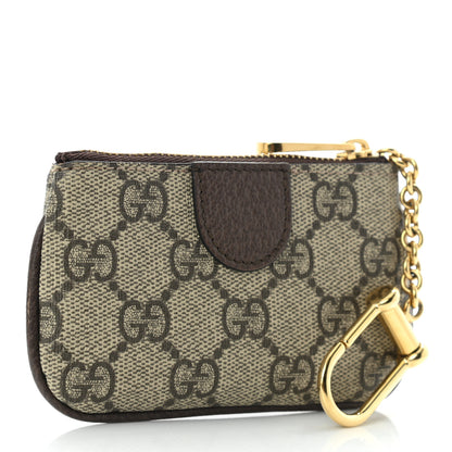 Gucci GG Supreme Monogram Web Ophidia Key Case Beige New Acero 3 of 9
