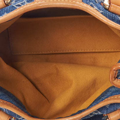 Louis Vuitton Monogram Denim Pleaty Blue 6 of 8
