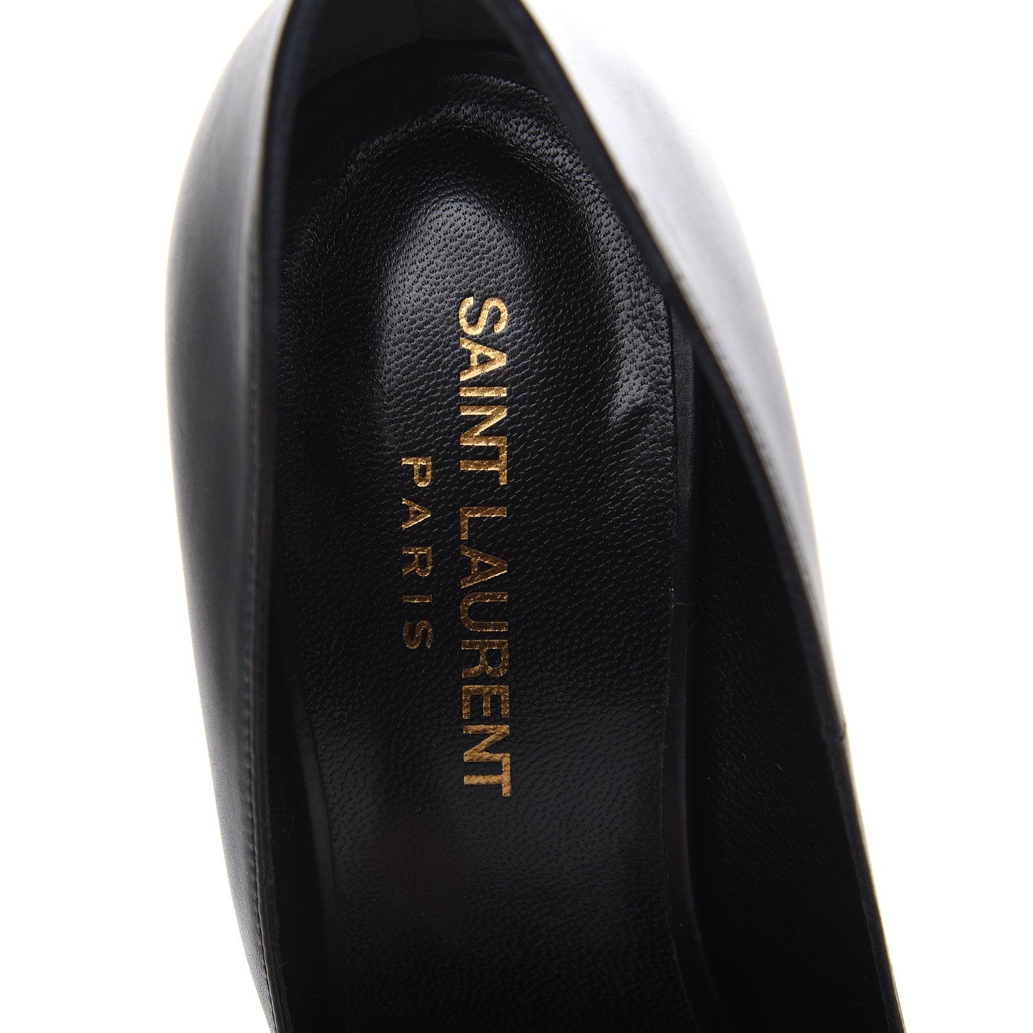 Saint Laurent Calfskin Classic Janis Pumps 37.5 Black 7 of 12