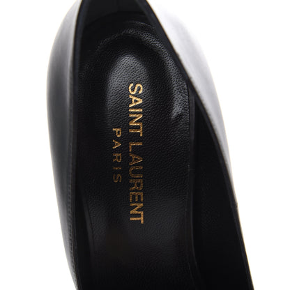Saint Laurent Calfskin Classic Janis Pumps 37.5 Black 7 of 12