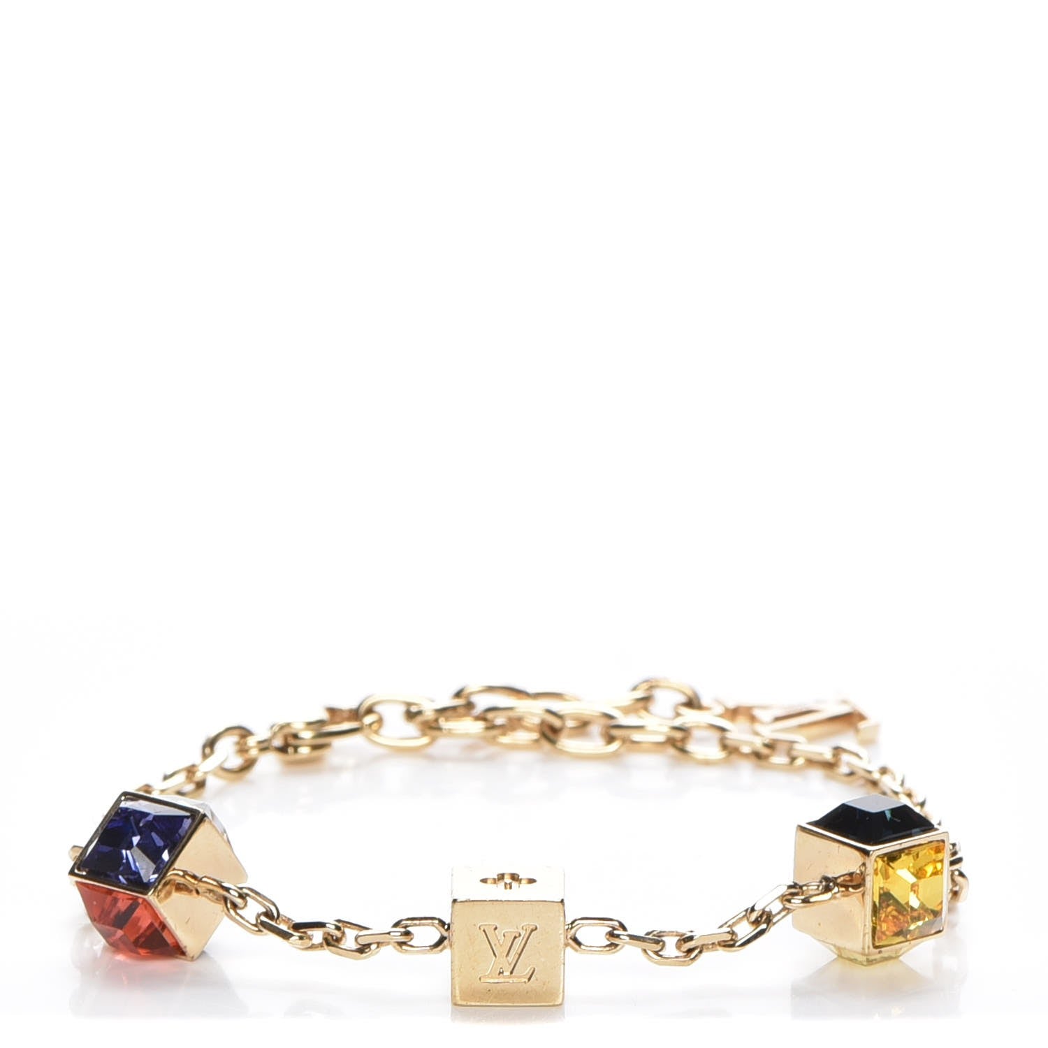 Louis Vuitton Swarovski Gamble Bracelet Gold 1 of 9