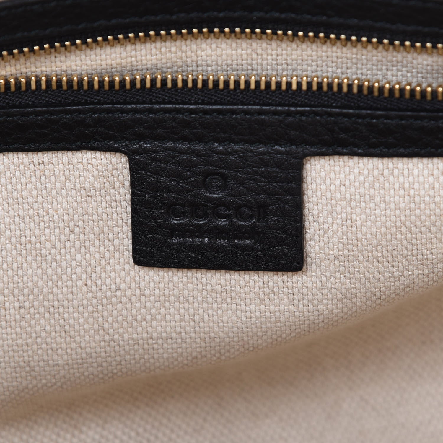 Gucci Pebbled Calfskin Medium Soho Bowler Black 5 of 10