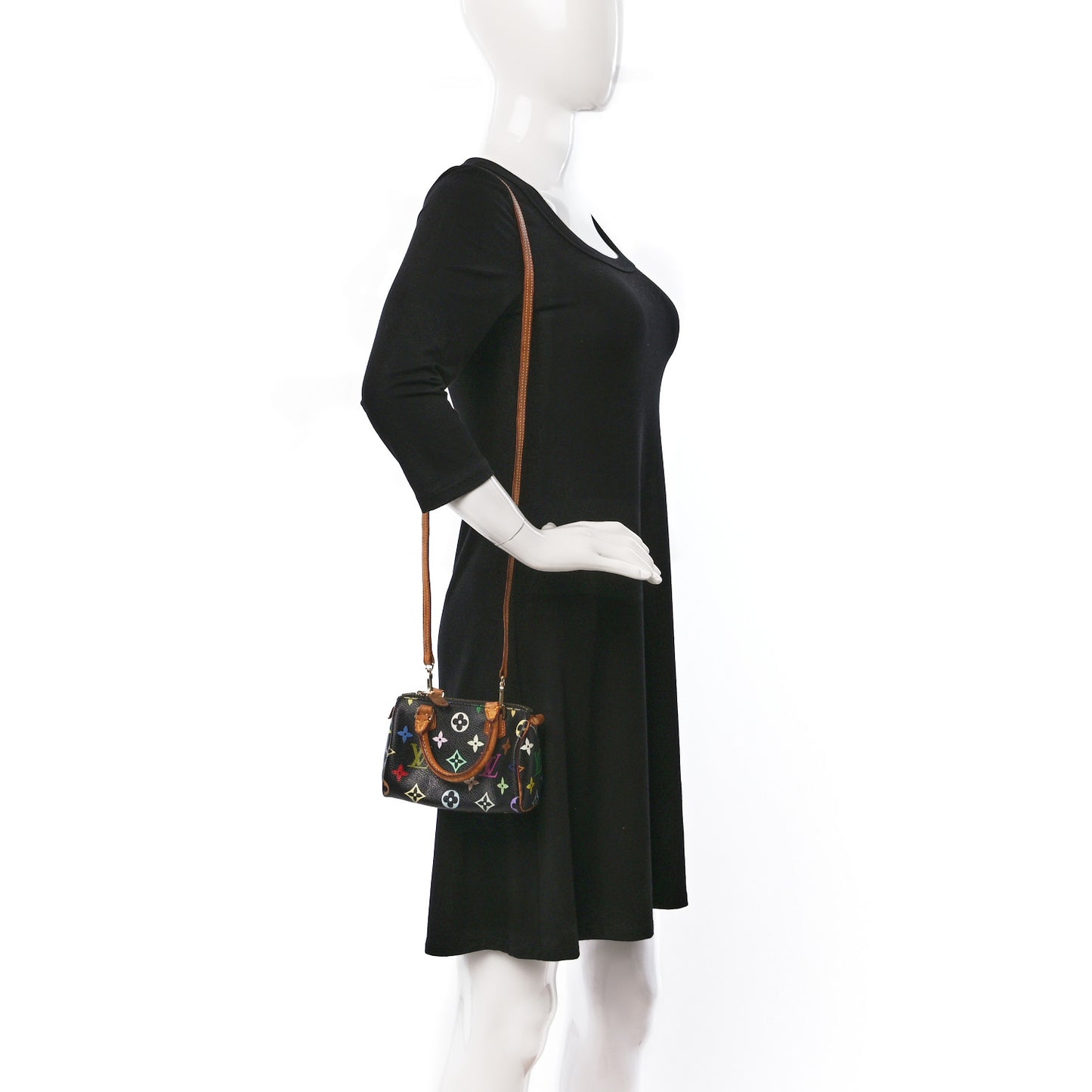 Monogram Multicolor Mini Sac HL Speedy Black