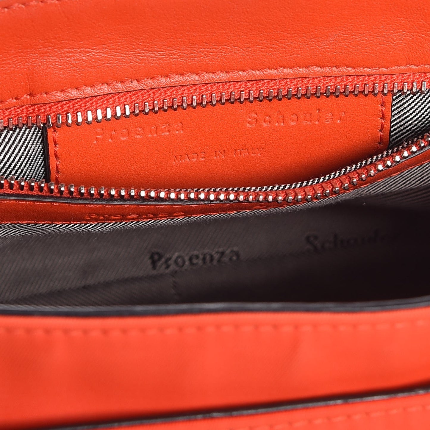 Nylon Calfskin PS1 Pouch Messenger Fire Red