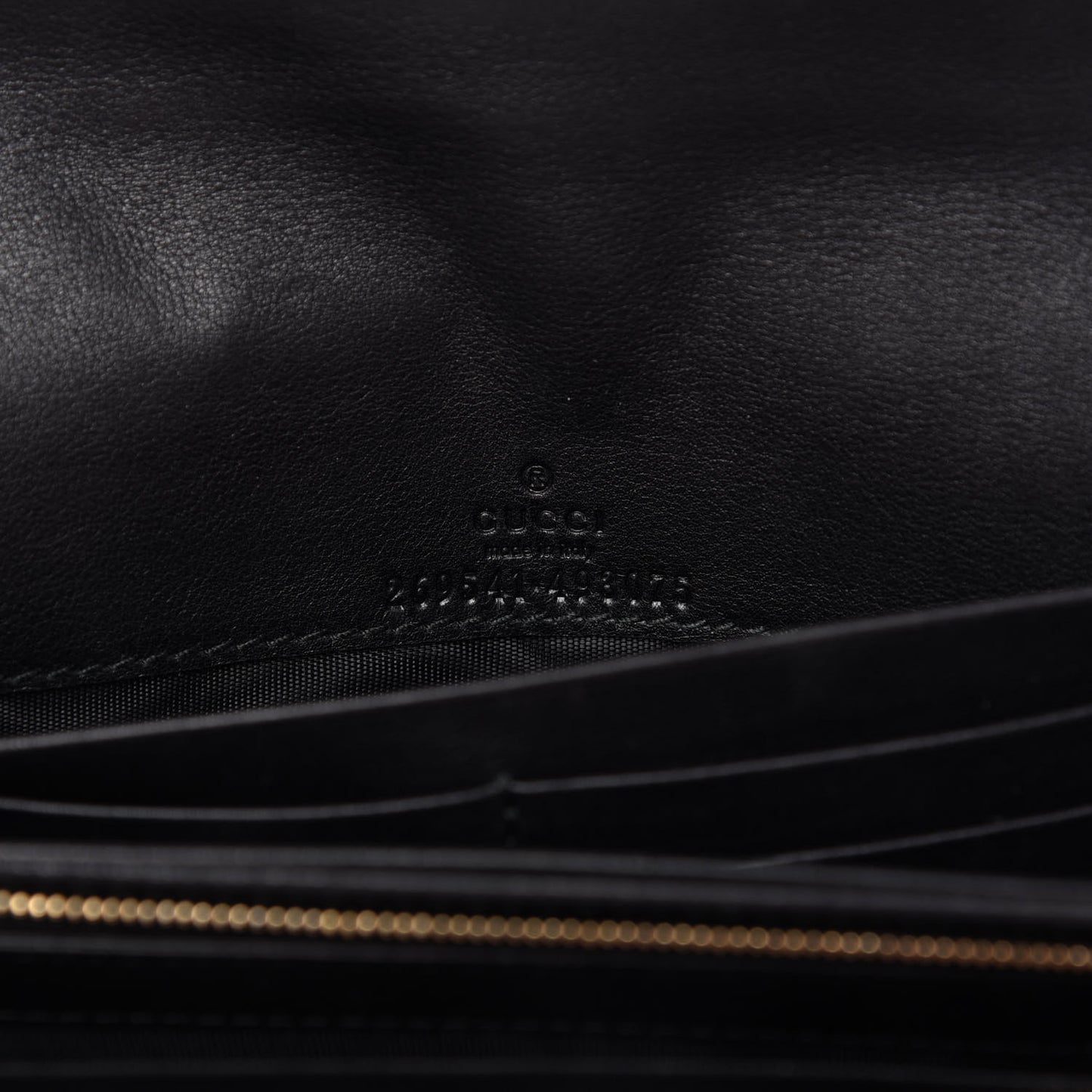 Soft Microguccissima Dice Chain Wallet Black