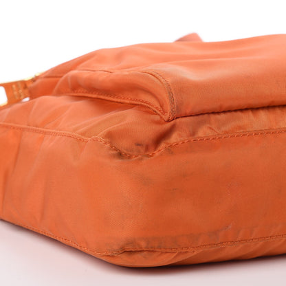Prada Nylon Vela Flat Messenger Bag Papaya 12 of 13