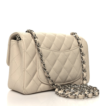 Chanel Caviar Quilted Mini Rectangular Flap Light Beige 3 of 12
