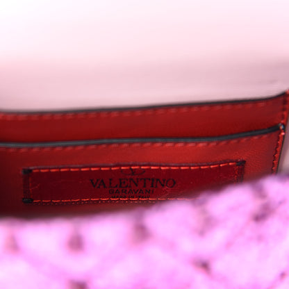 Valentino Garavani Glitter Micro Rockstud Spike Shoulder Bag Water Lilac 8 of 10