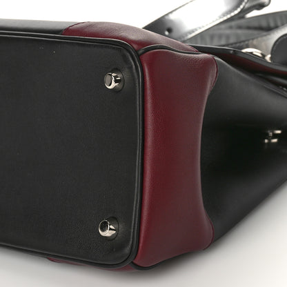 Christian Dior Metallic Patent Smooth Calfskin Small Tri-Color Be Dior Flap Black Silver 9 of 9