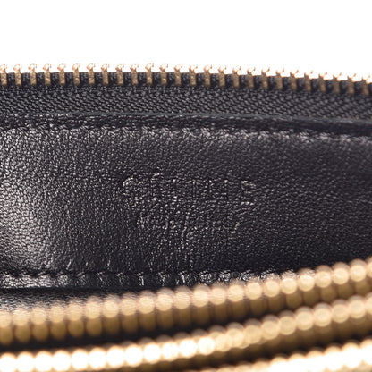 Celine Lambskin Large Trio Crossbody Bag Black 9 of 14
