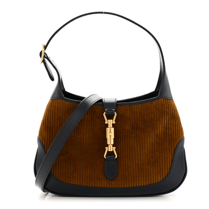 Gucci Corduroy Small Jackie 1961 Hobo New Mud Blue 1 of 14